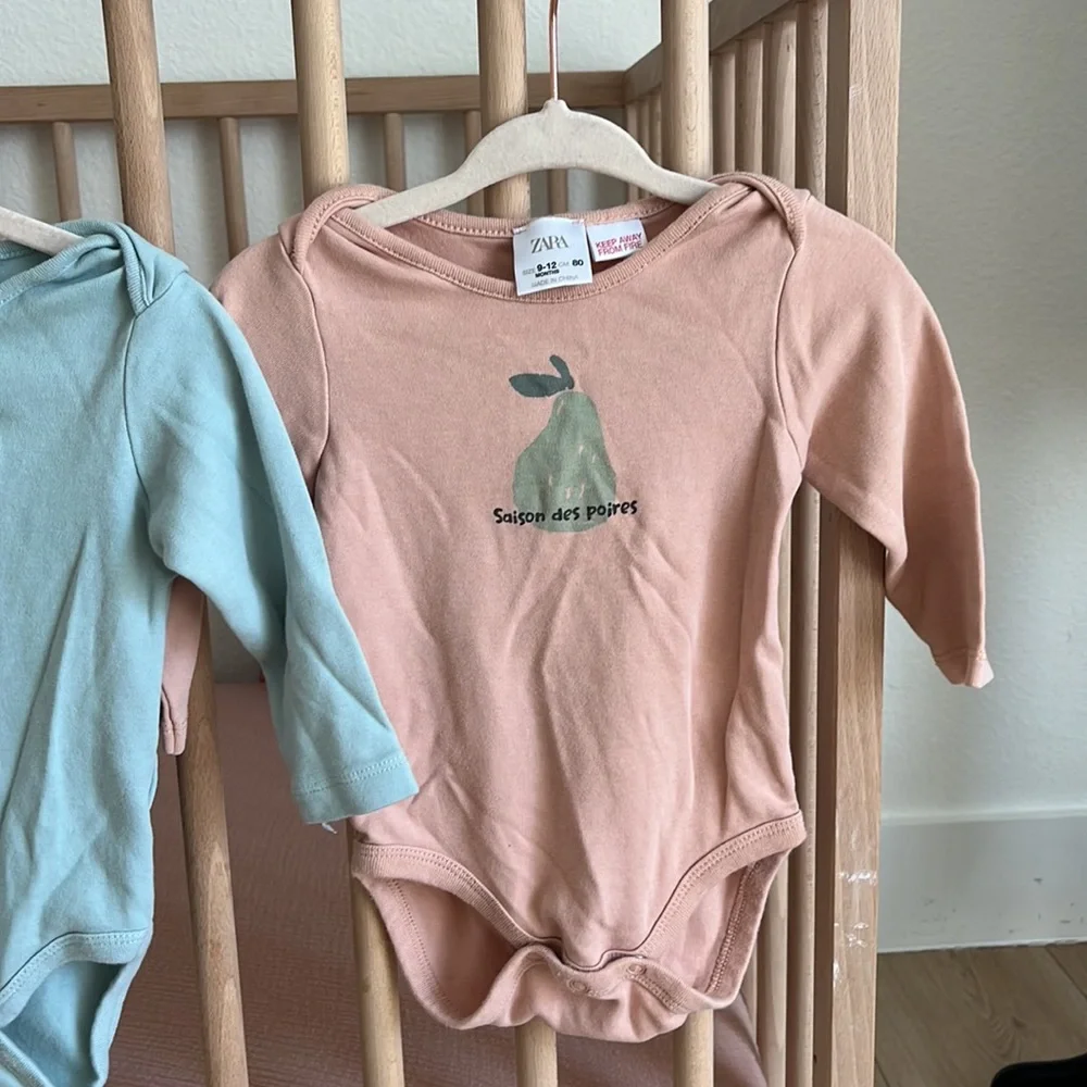 Zara (VGUC) | fruit long sleeve bodysuits